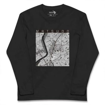【松戸（千葉県）】地図柄ロングスリーブTシャツ