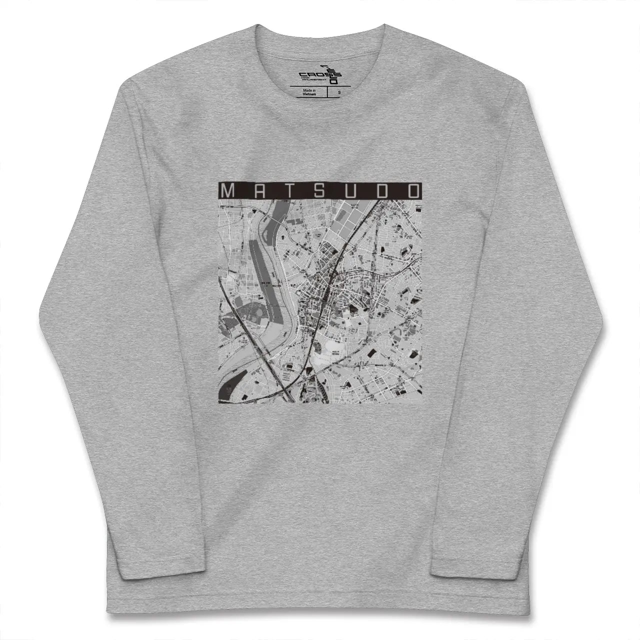 【松戸（千葉県）】地図柄ロングスリーブTシャツ
