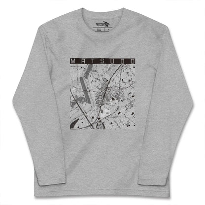 【松戸（千葉県）】地図柄ロングスリーブTシャツ