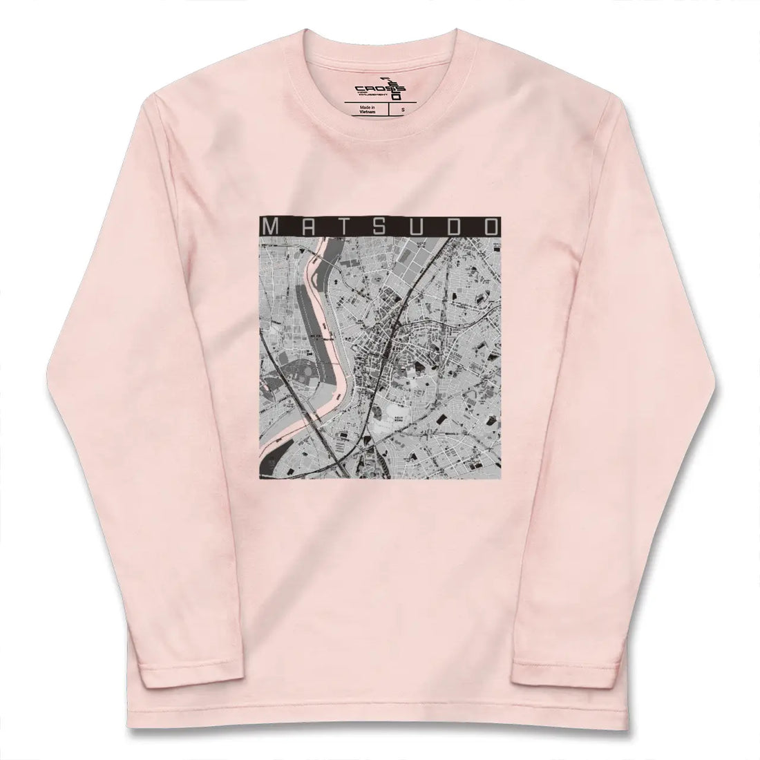 【松戸（千葉県）】地図柄ロングスリーブTシャツ