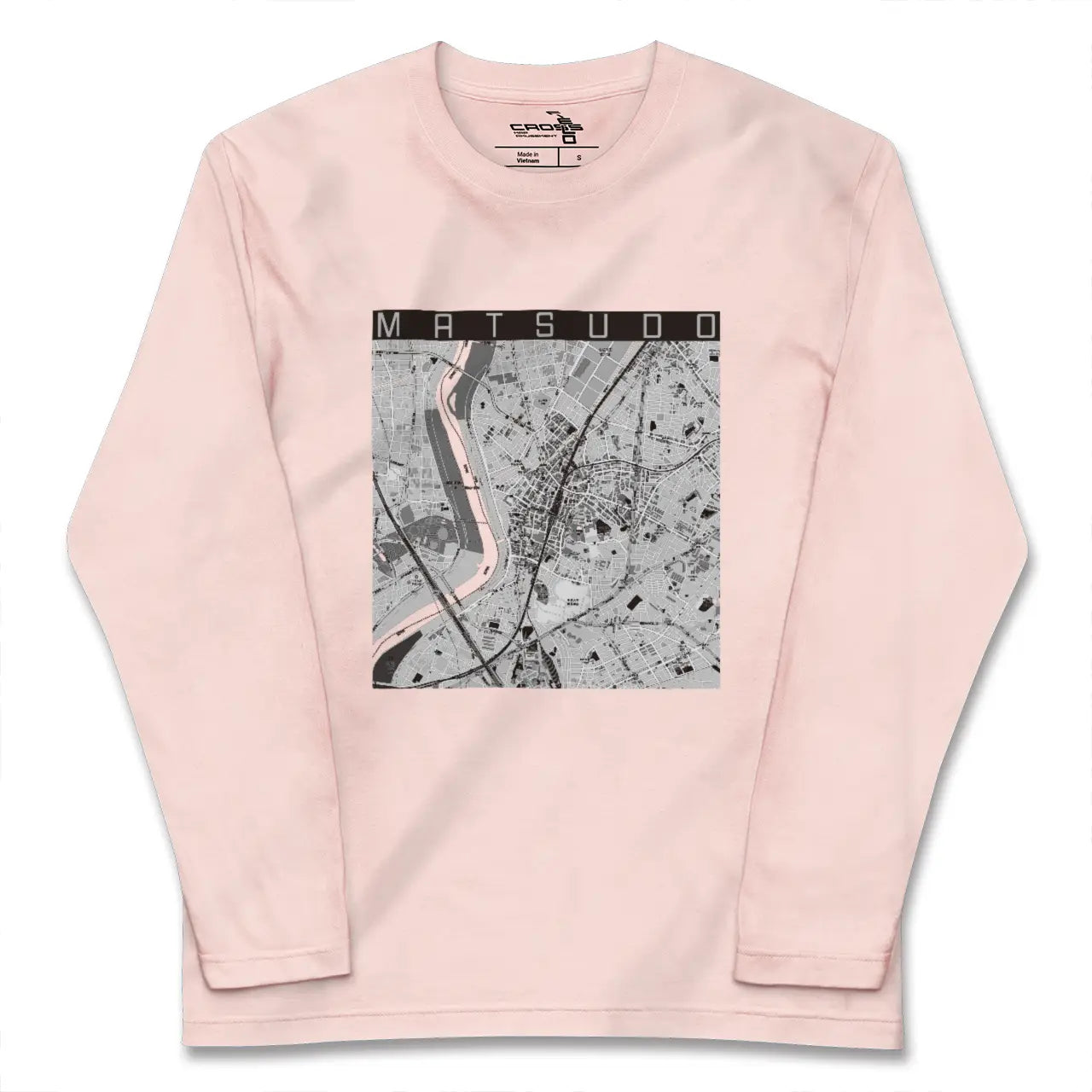 【松戸（千葉県）】地図柄ロングスリーブTシャツ