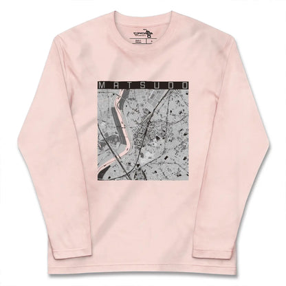 【松戸（千葉県）】地図柄ロングスリーブTシャツ