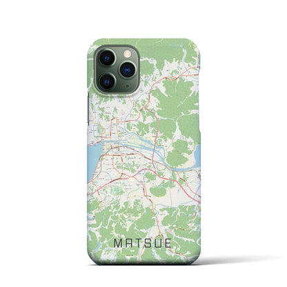 【松江（島根県）】地図柄iPhoneケース（バックカバータイプ）