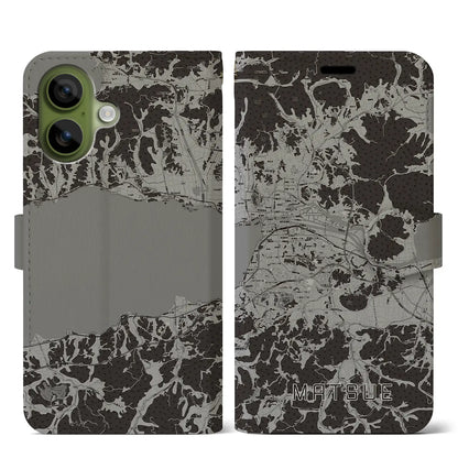 【松江（島根県）】地図柄iPhoneケース（手帳タイプ）