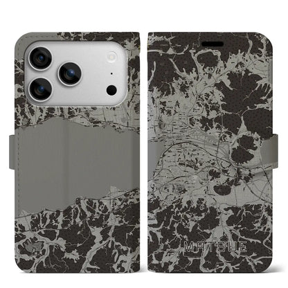 【松江（島根県）】地図柄iPhoneケース（手帳タイプ）