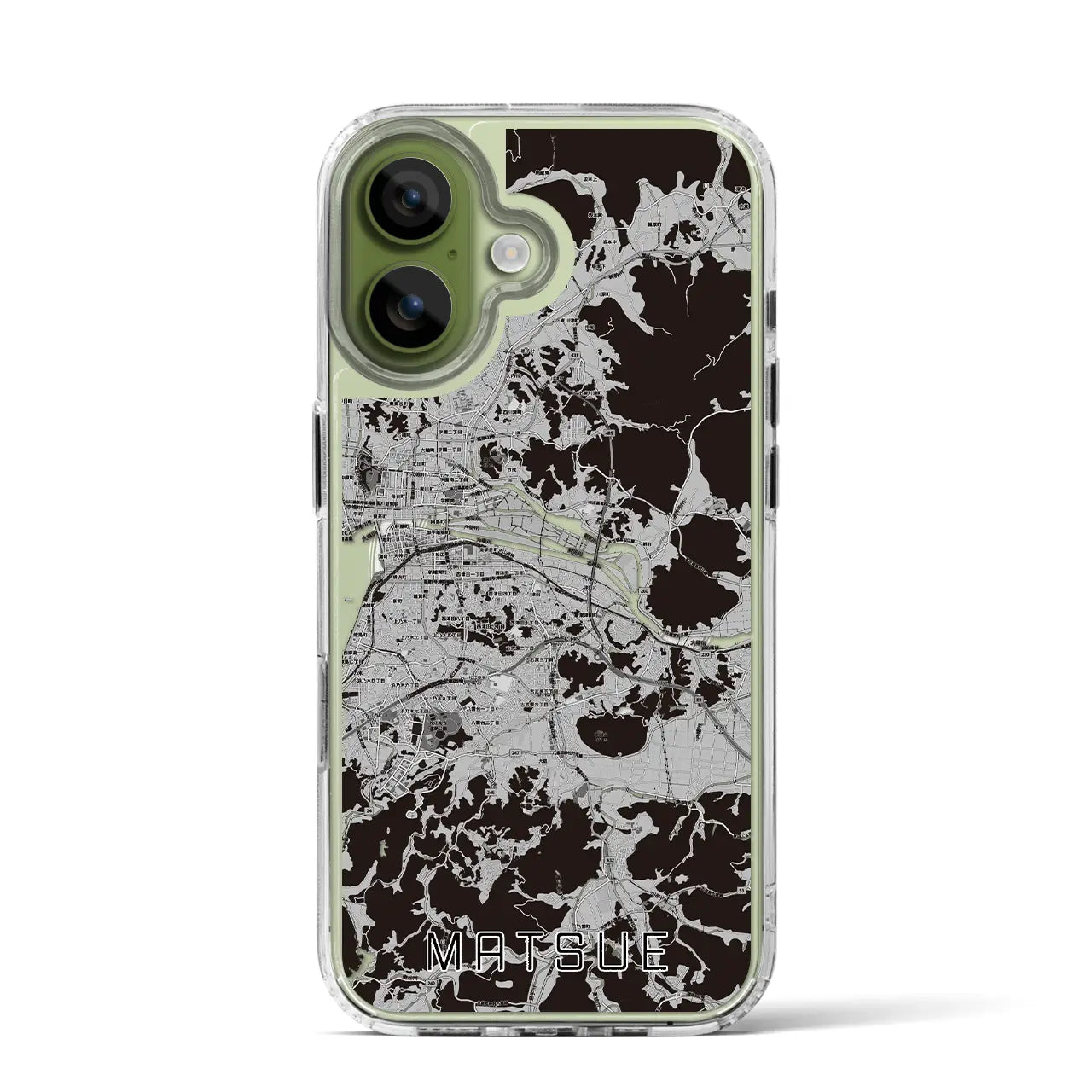 【松江（島根県）】地図柄iPhoneケース（MagSafeタイプ）