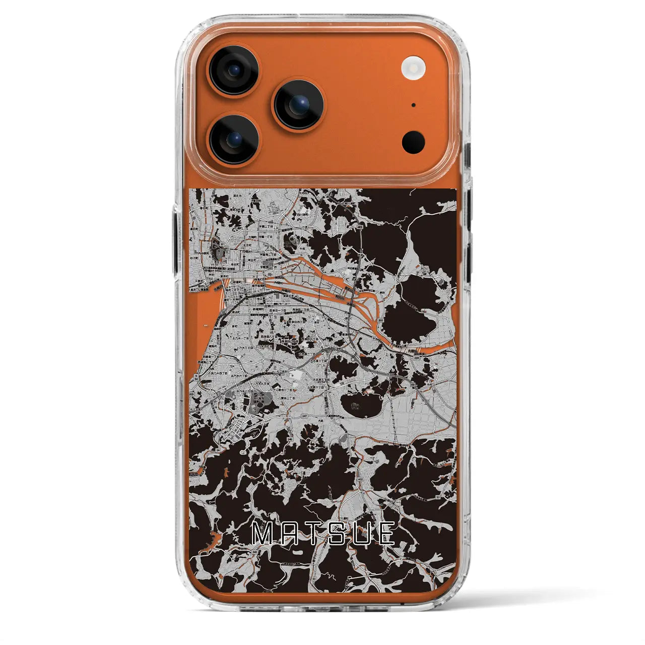 【松江（島根県）】地図柄iPhoneケース（MagSafeタイプ）