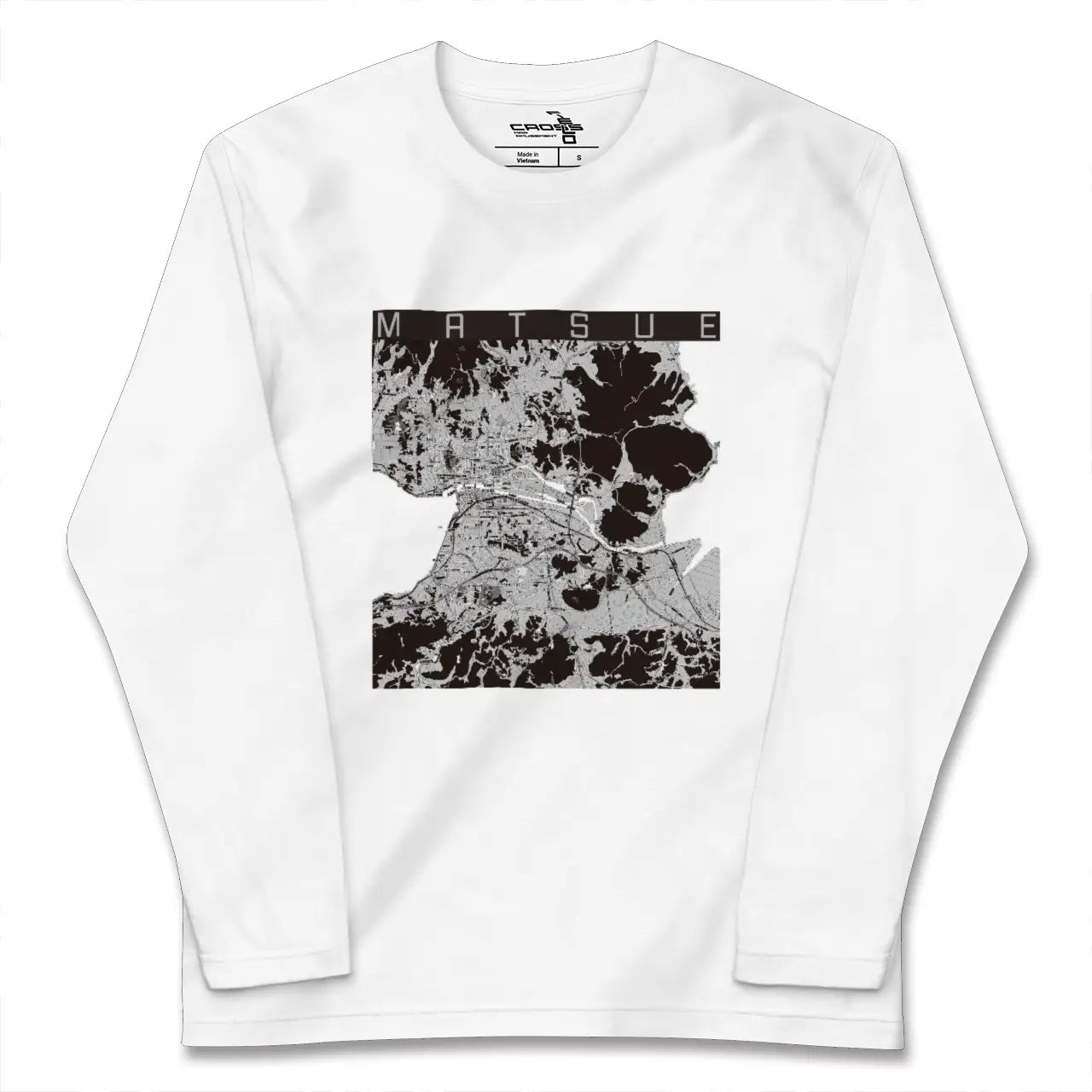 【松江（島根県）】地図柄ロングスリーブTシャツ