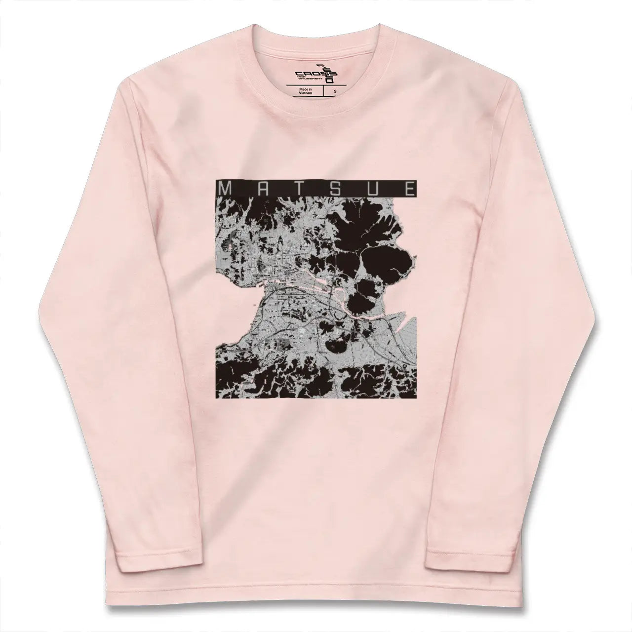 【松江（島根県）】地図柄ロングスリーブTシャツ
