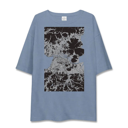 【松江（島根県）】地図柄ビッグシルエットTシャツ