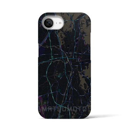 【松本（長野県）】地図柄iPhoneケース（バックカバータイプ）