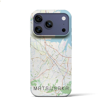 【松阪（三重県）】地図柄iPhoneケース（バックカバータイプ）