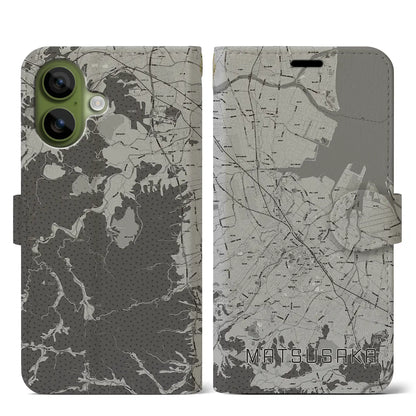 【松阪（三重県）】地図柄iPhoneケース（手帳タイプ）