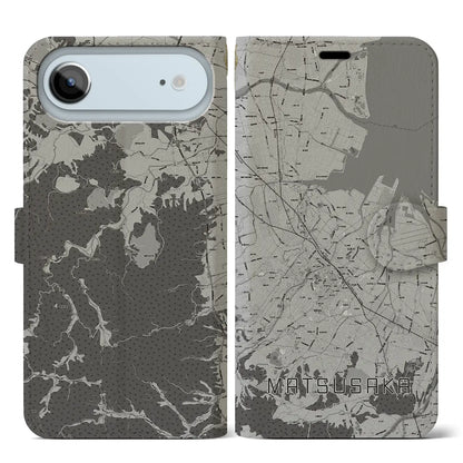 【松阪（三重県）】地図柄iPhoneケース（手帳タイプ）