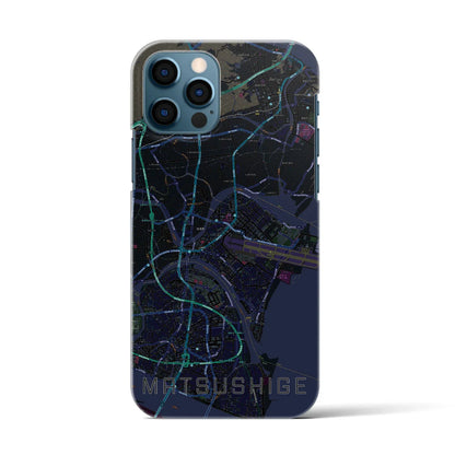 【松茂（徳島県）】地図柄iPhoneケース（バックカバータイプ）