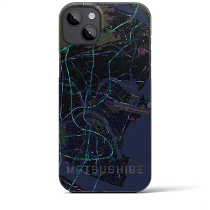 【松茂（徳島県）】地図柄iPhoneケース（バックカバータイプ）