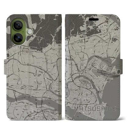 【松茂（徳島県）】地図柄iPhoneケース（手帳タイプ）