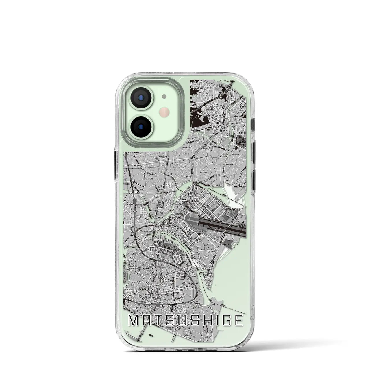 【松茂（徳島県）】地図柄iPhoneケース（MagSafeタイプ）