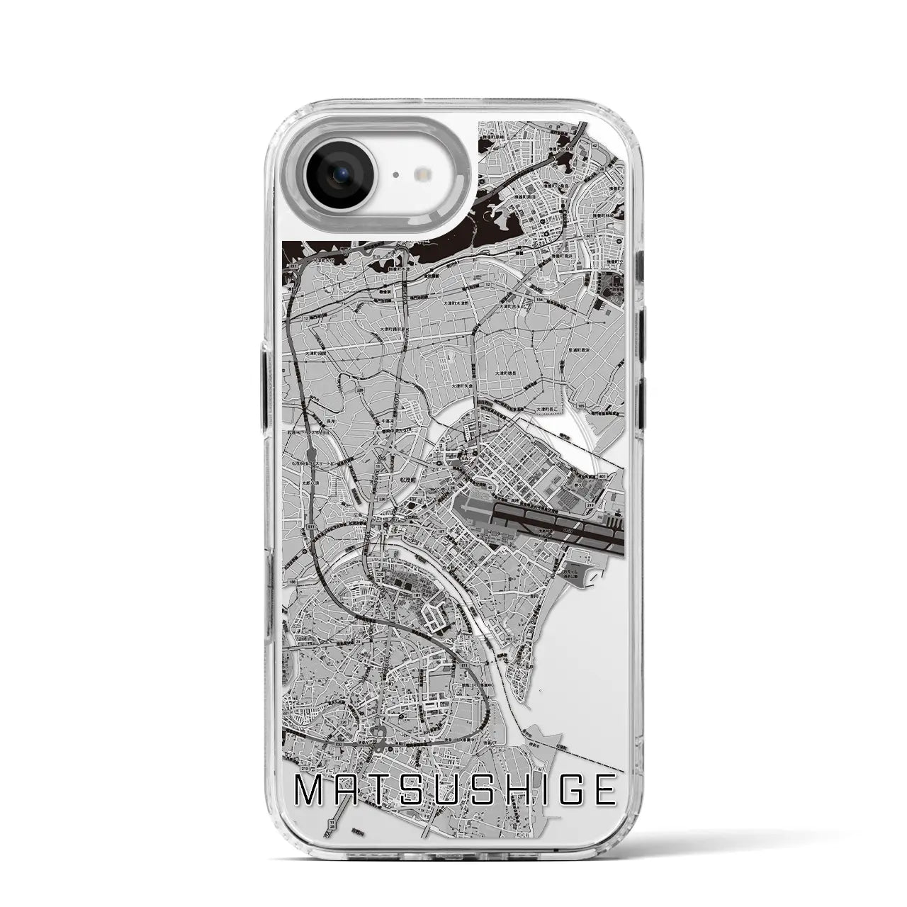 【松茂（徳島県）】地図柄iPhoneケース（MagSafeタイプ）