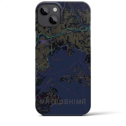 【松島（宮城県）】地図柄iPhoneケース（バックカバータイプ）