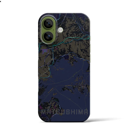 【松島（宮城県）】地図柄iPhoneケース（バックカバータイプ）