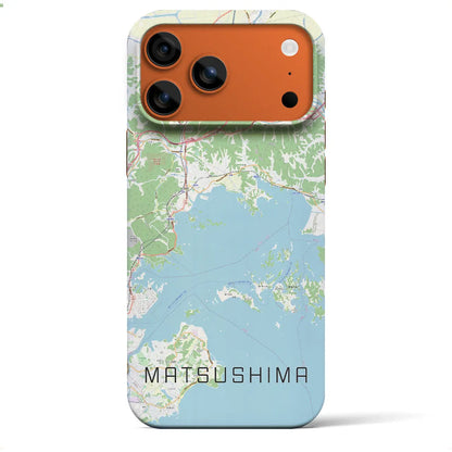 【松島（宮城県）】地図柄iPhoneケース（バックカバータイプ）