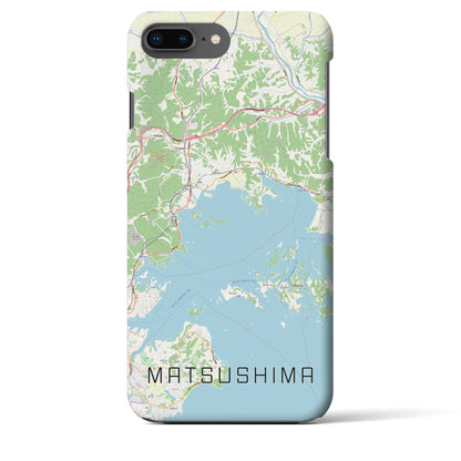 【松島（宮城県）】地図柄iPhoneケース（バックカバータイプ）