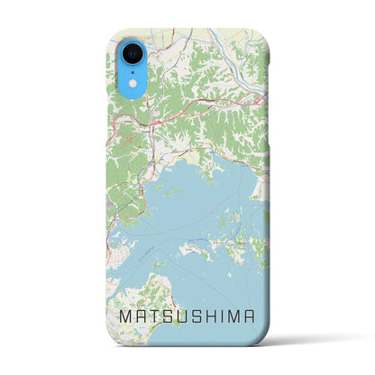 【松島（宮城県）】地図柄iPhoneケース（バックカバータイプ）