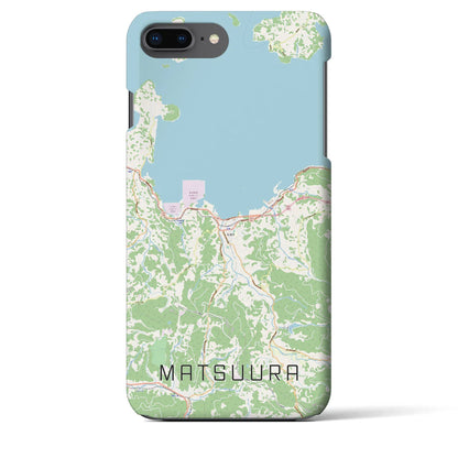 【松浦（長崎県）】地図柄iPhoneケース（バックカバータイプ）