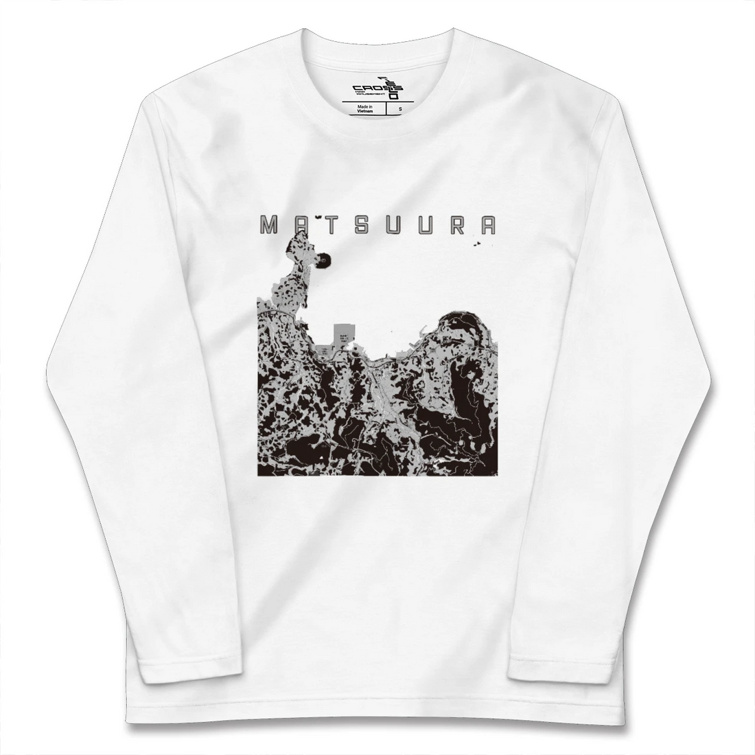 【松浦(長崎県)】地図柄ロングスリーブTシャツ