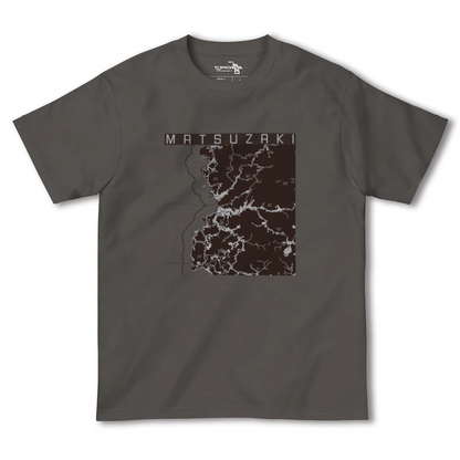 【松崎（静岡県）】地図柄ヘビーウェイトTシャツ