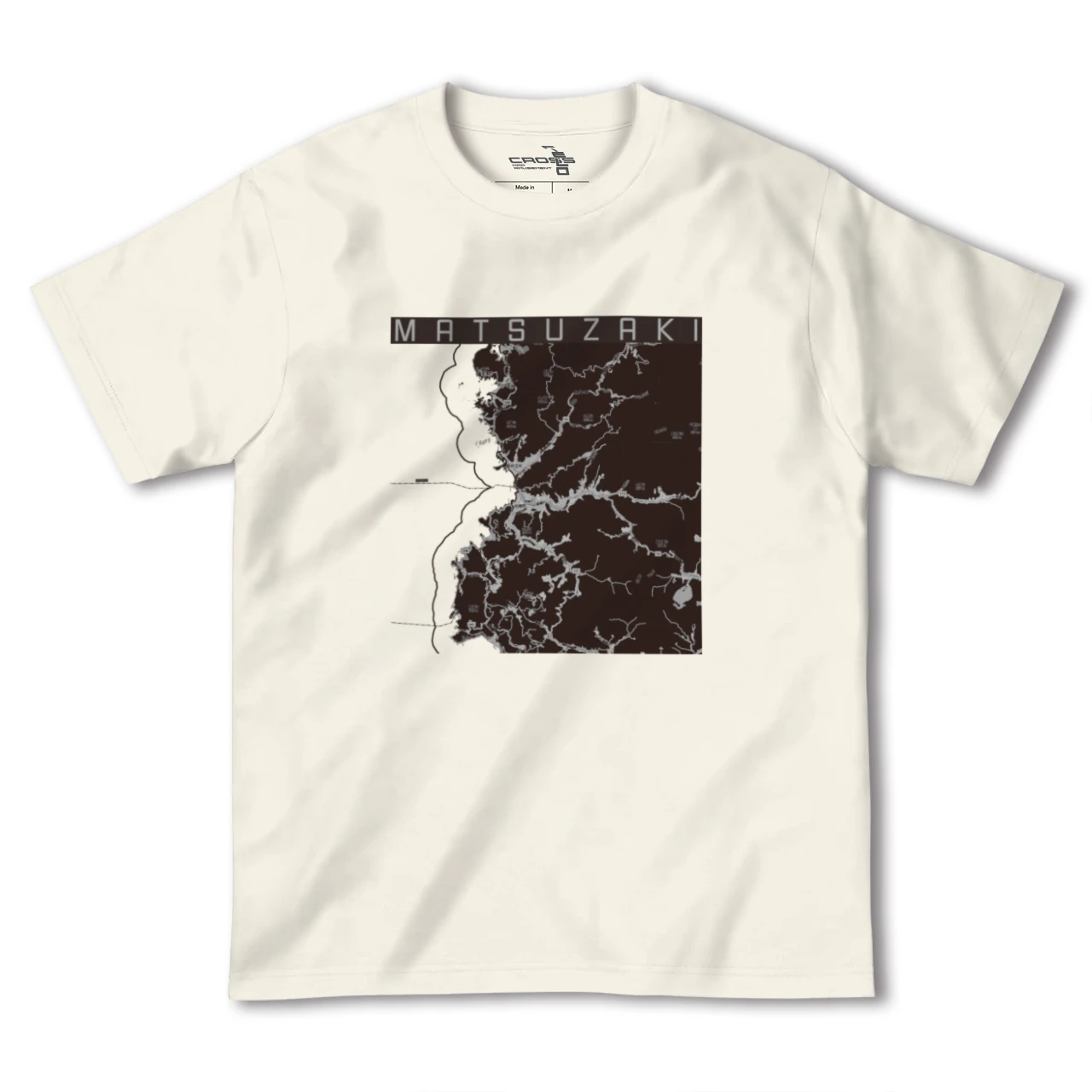 【松崎（静岡県）】地図柄ヘビーウェイトTシャツ