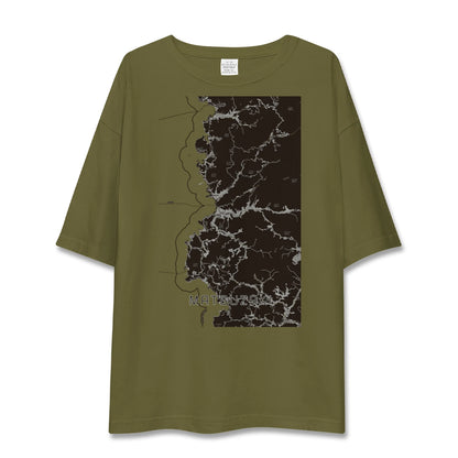 【松崎（静岡県）】地図柄ビッグシルエットTシャツ