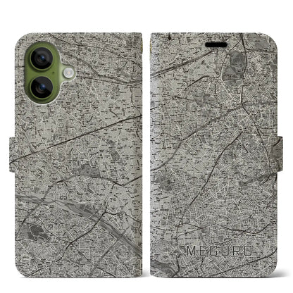 【目黒2（東京都）】地図柄iPhoneケース（手帳タイプ）