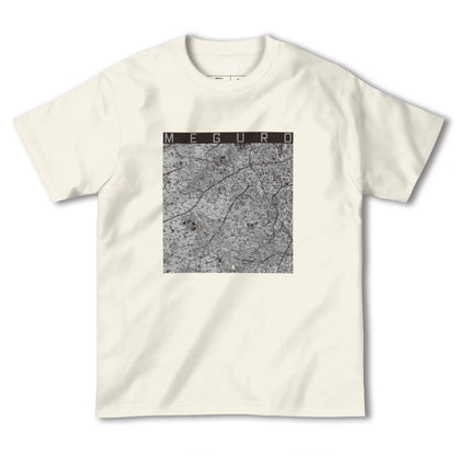 【目黒2（東京都）】地図柄ヘビーウェイトTシャツ