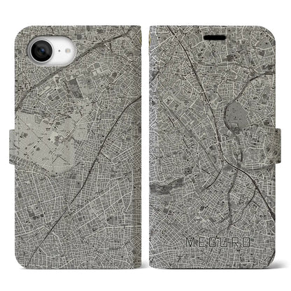 【目黒（東京都）】地図柄iPhoneケース（手帳タイプ）