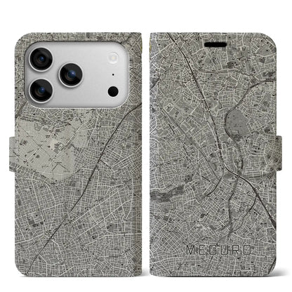 【目黒（東京都）】地図柄iPhoneケース（手帳タイプ）