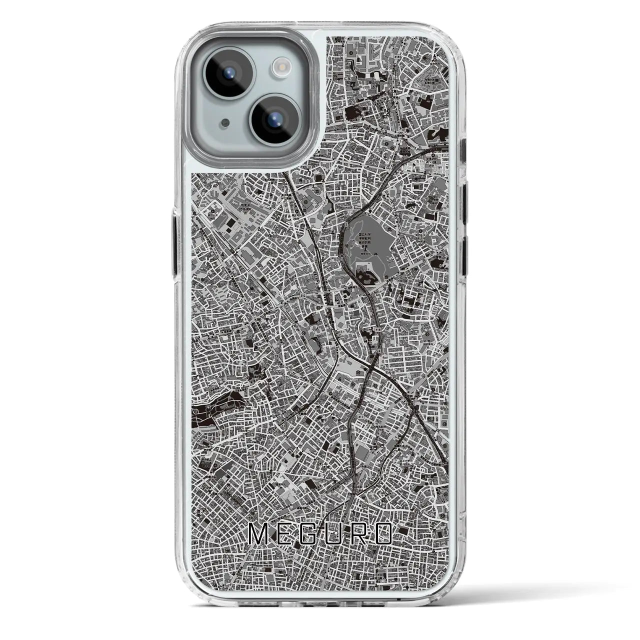 【目黒（東京都）】地図柄iPhoneケース（MagSafeタイプ）