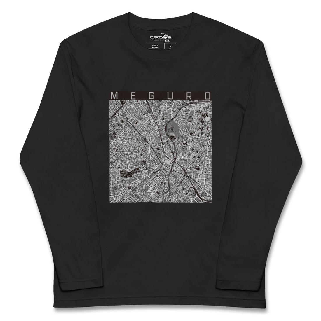 【目黒（東京都）】地図柄ロングスリーブTシャツ