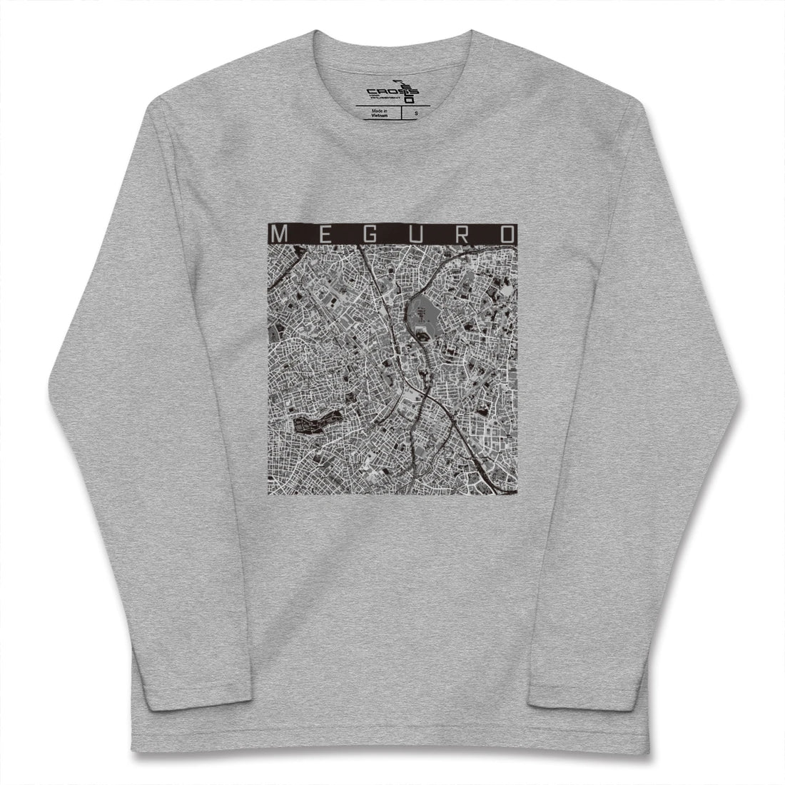 【目黒(東京都)】地図柄ロングスリーブTシャツ