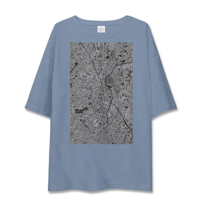 【目黒（東京都）】地図柄ビッグシルエットTシャツ