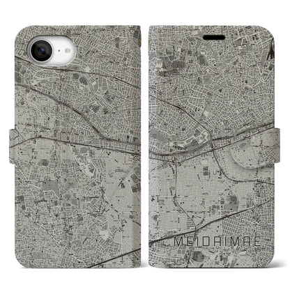 【明大前（東京都）】地図柄iPhoneケース（手帳タイプ）