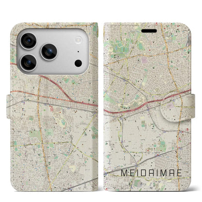 【明大前（東京都）】地図柄iPhoneケース（手帳タイプ）