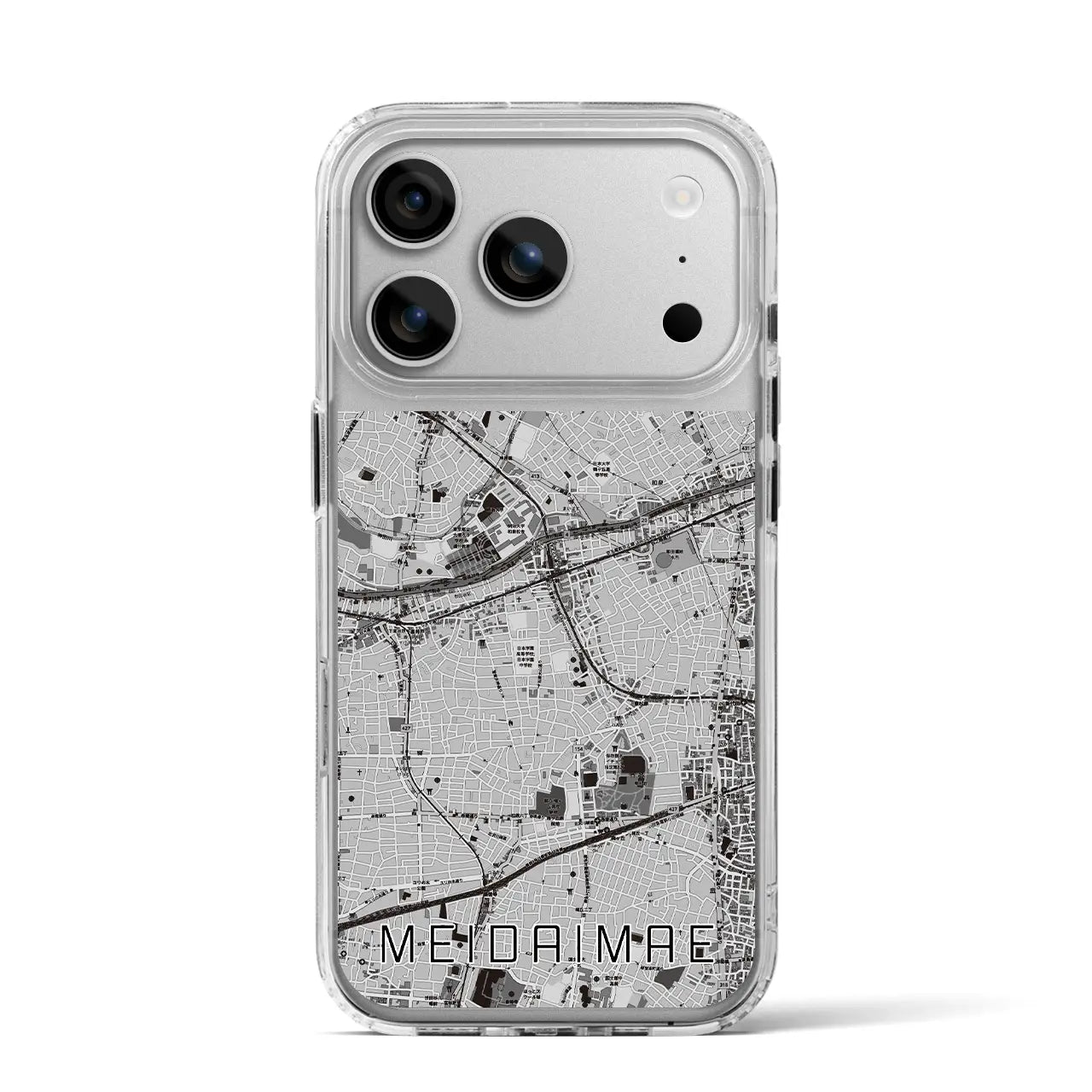 【明大前（東京都）】地図柄iPhoneケース（MagSafeタイプ）