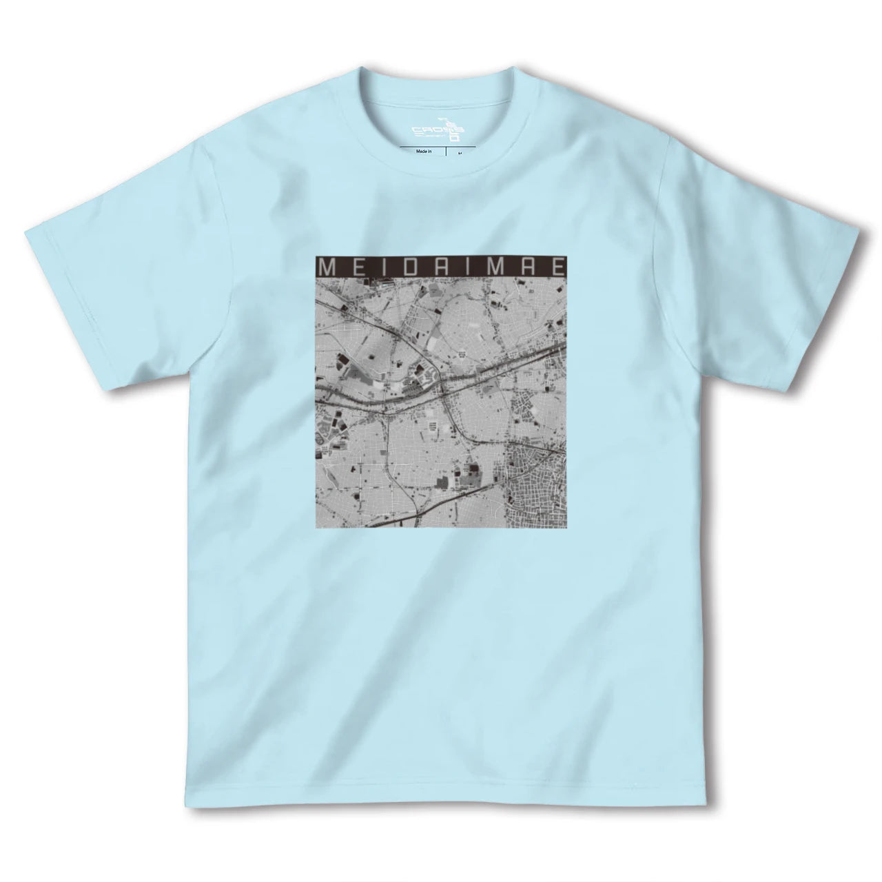 【明大前（東京都）】地図柄ヘビーウェイトTシャツ