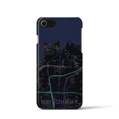 【姪浜（福岡県）】地図柄iPhoneケース（バックカバータイプ）