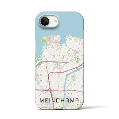 【姪浜（福岡県）】地図柄iPhoneケース（バックカバータイプ）