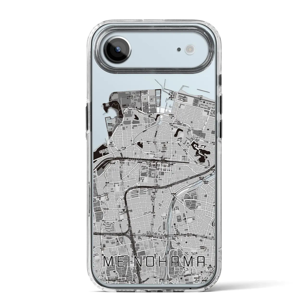 【姪浜（福岡県）】地図柄iPhoneケース（MagSafeタイプ）