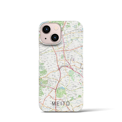 【名東（愛知県）】地図柄iPhoneケース（バックカバータイプ）