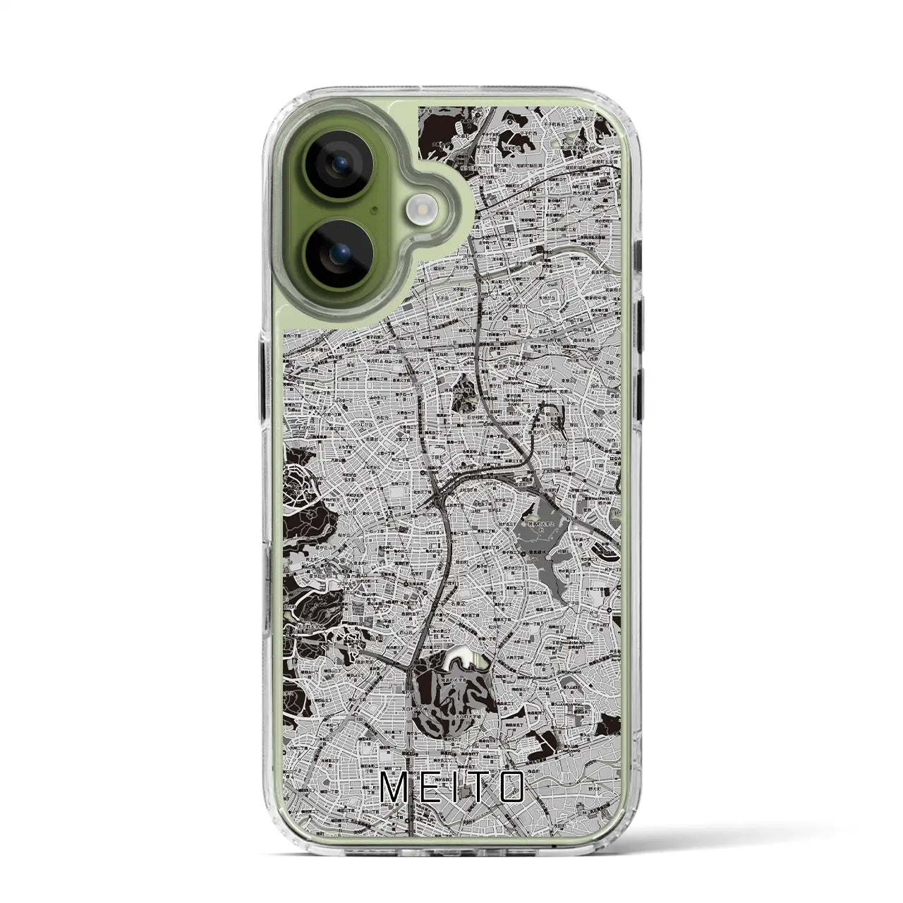 【名東（愛知県）】地図柄iPhoneケース（MagSafeタイプ）